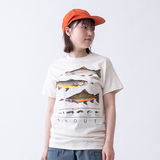 Liberty Graphics(リバティグラフィックス) Trout & Flies T-shirt 386 半袖Tシャツ(メンズ)