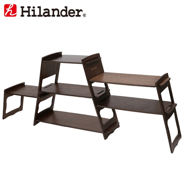 Hilander(ハイランダー) プライウッドマルチラック HCA0249 ツーバーナー&マルチスタンド