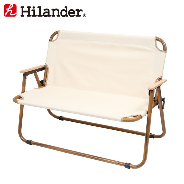 Hilander(ハイランダー) アルミフォールディングベンチ(2人掛け) HCA0253 ベンチ
