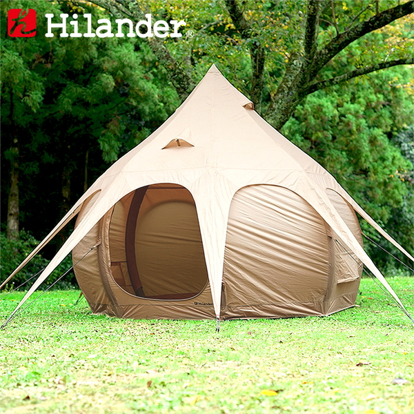 Hilander(ハイランダー) 蓮型テント NAGASAWA 300 【1年保証】 HCA0281 ファミリードームテント