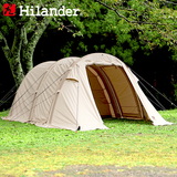 Hilander(ハイランダー) エアートンネル MIINY ポリコットン 4～6人用 テント トンネル型【1年保証】 HCA0282 ツールームテント