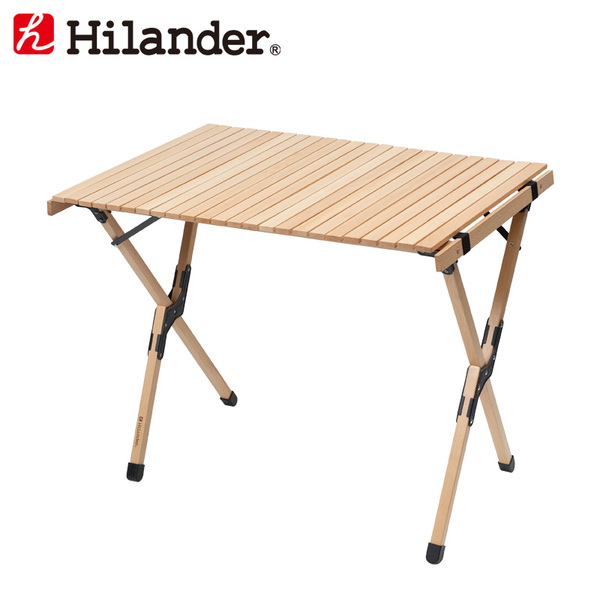 Hilander(ハイランダー) ウッドロールトップテーブル アウトドア 