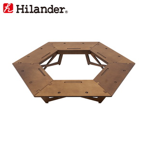 Hilander(ハイランダー) プライウッドヘキサゴンテーブルBIG HCA0321