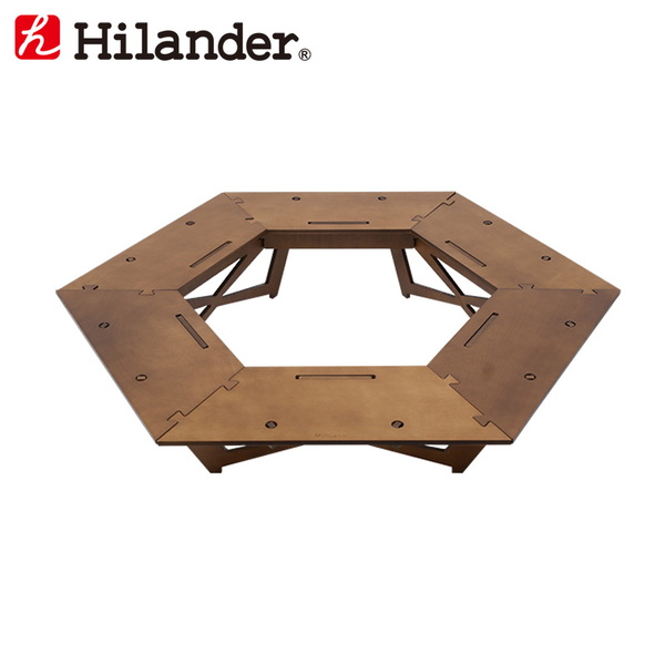 Hilander(ハイランダー) プライウッドヘキサゴンテーブルBIG HCA0321 BBQ&七輪&焚火台アクセサリー