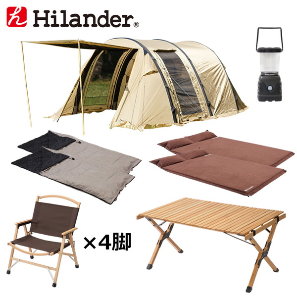 Hilander(ハイランダー) エアートンネルMIINY フルコンプリートセット   ツールームテント
