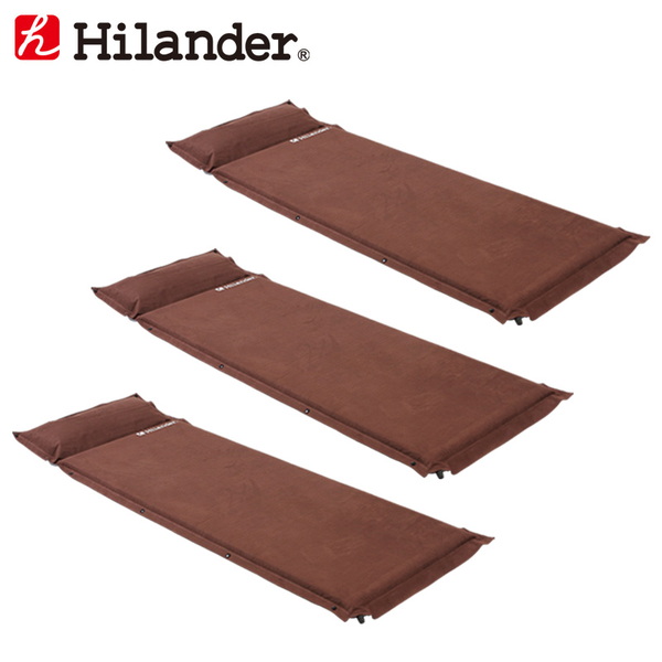 Hilander ハイランダー スエードインフレーターマット 枕付きタイプ 5 0cm お得な3点セット Uk 2 アウトドア用品 釣り具通販はナチュラム