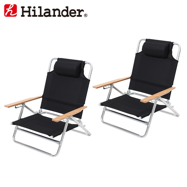 Hilander(ハイランダー) リクライニングローチェア 【1年保証】 HCA0370-SET 座椅子&コンパクトチェア
