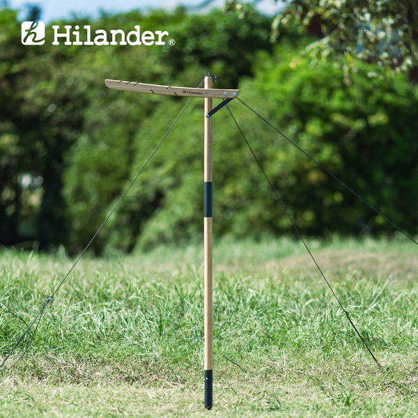 Hilander(ハイランダー) ウッドランタンスタンド【1年保証】 HCB-017 ランタンスタンド&ハンガー