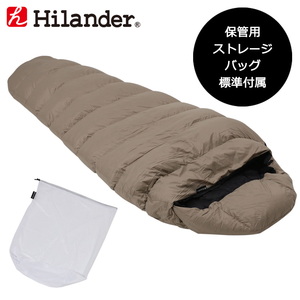 Hilander(ハイランダー) ダウンフェザーシュラフ600(保管用ストレージバッグ付き) N-033