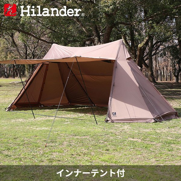 Hilander(ハイランダー) A型フレーム グランピアン (インナーテント付き) HCA2030SET ワンポールテント