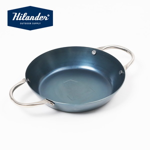 Hilander(ハイランダー) 六花スタッキングパン 焚き火 フライパン スタッキング コンパクト 鉄製 【一年保証】 HCF-014F