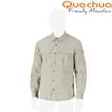 Quechua(ケシュア) ARPENAZ 500 LS SHIRT 1408419-8189627 【廃】メンズ速乾性長袖シャツ