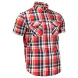 Quechua(ケシュア) ARPENAZ 500 半袖チェックシャツ メンズ 1800613-8299836 【廃】メンズ速乾性半袖シャツ