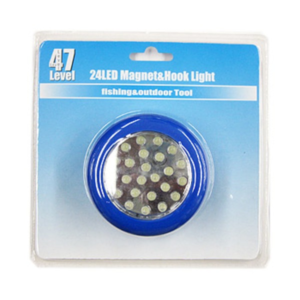 ノーブランド 24LED マグネット&フックライト   ルアー用フィッシングツール