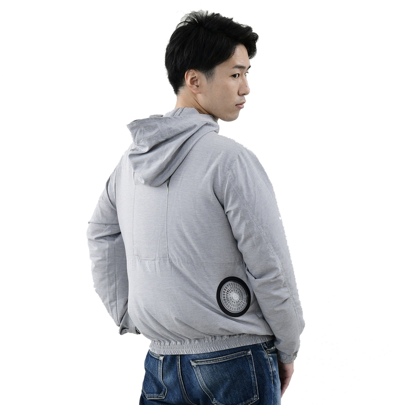 KAZE fit メッシュパーカーセット Lサイズ ライトグレーフルセット 485_1_800.jpg?20210727171630