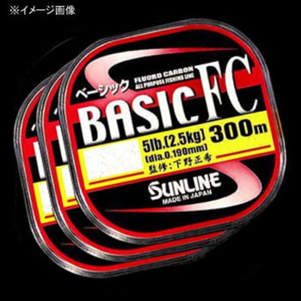 サンライン(SUNLINE) ベーシックFC 300mX3個セット   ブラックバス用フロロライン