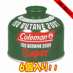 Coleman(コールマン) 純正イソブタンガス燃料［Tタイプ］【お得な6点セット】 5103A470T