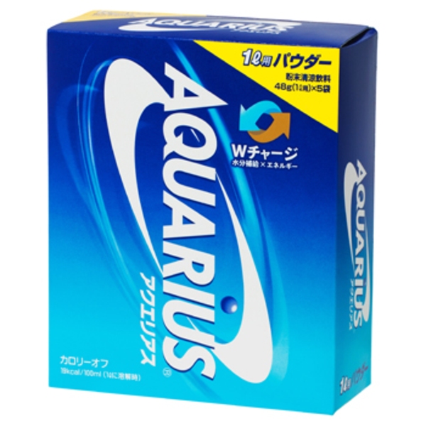 コカ･コーラ(Coca Cola) アクエリアス パウダー 48g 5袋入り1箱   粉末飲料