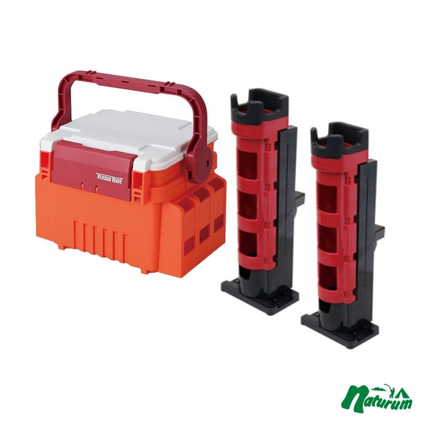 メイホウ(MEIHO) 明邦 ★ランガンシステム VW-2055+BM-280ロッドスタンド 2本組セット★   ボックスタイプ