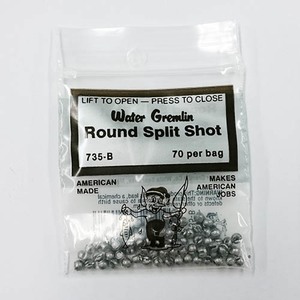 WaterGremlin(ウォーターグレムリン) ラウンド スプリットショット シンカー#735 #735-B