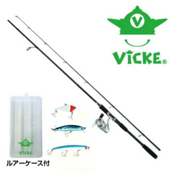 Vicke(ヴィッケ) シーバス釣り入門セット VSBS-1 8フィート以上