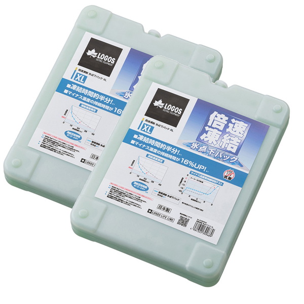 ロゴス(LOGOS) 倍速凍結･氷点下パックXL×2【お得な2点セット】 81660640 保冷剤