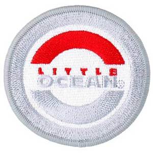 リトルオーシャン(LITTLE OCEAN) LO ワッペン 直径6.5cm ライトグレイ(LG) OA-14 リトルオーシャン(LITTLE OCEAN) LO ワッペン 直径6.5cm ライトグレイ(LG) OA-14