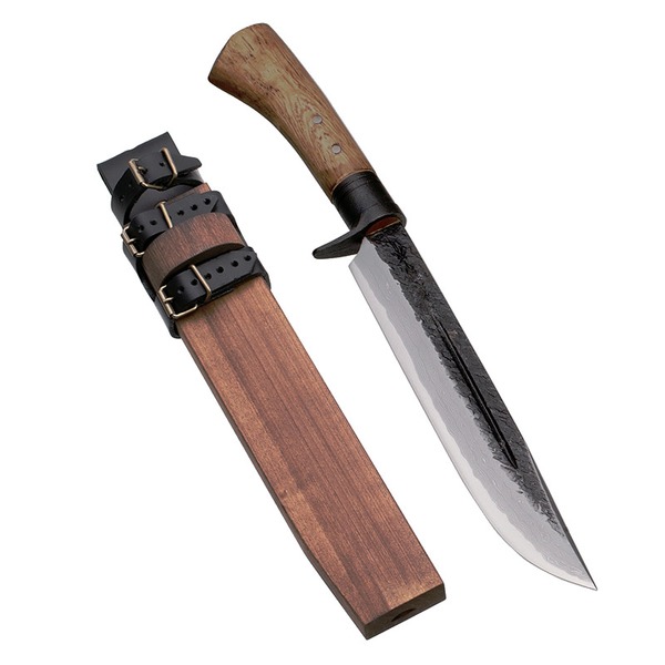 関兼常 関伝古式和鉄製錬 鬼神狩猟匠･両刃 CW-16 シースナイフ