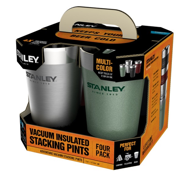 STANLEY(スタンレー) スタッキング真空パイント 4パック 02796-006 ステンレス製マグカップ