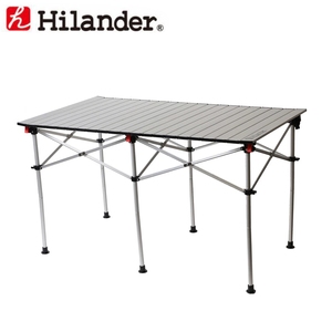 Hilander(ハイランダー) アルミロールテーブル 124×70cm HCA0192