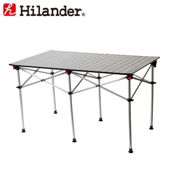 Hilander(ハイランダー) アルミロールテーブル 124×70cm HCA0192 キャンプテーブル