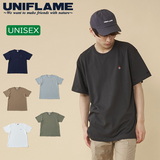 ユニフレーム(UNIFLAME) 【ユニフレーム×ナチュラム】7.1オンス へヴィーウェイト Tシャツ URNT-2 半袖Tシャツ(メンズ)
