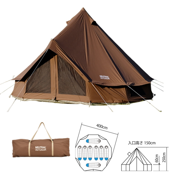 NEUTRAL OUTDOOR(ニュートラル アウトドア) NT-TE21 TCテント4.0 46272