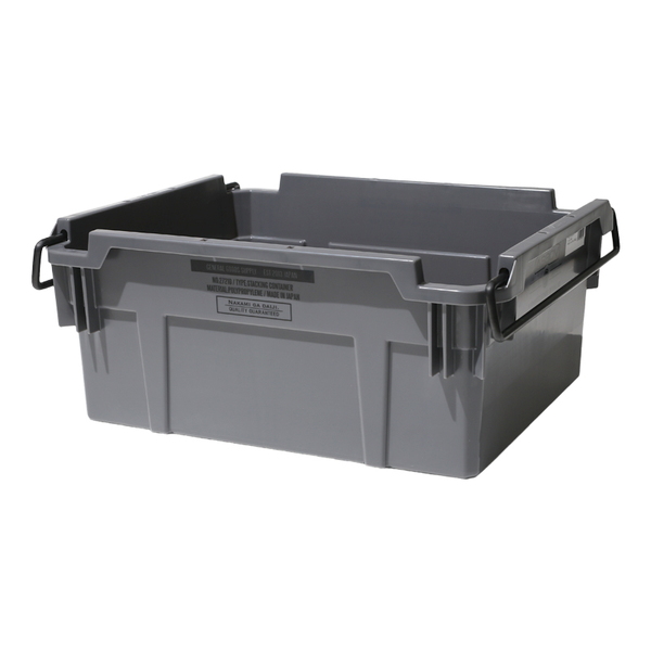 AS2OV(アッソブ) STACKING CONTAINER-GY (HB-42) 272100-15 収納･運搬