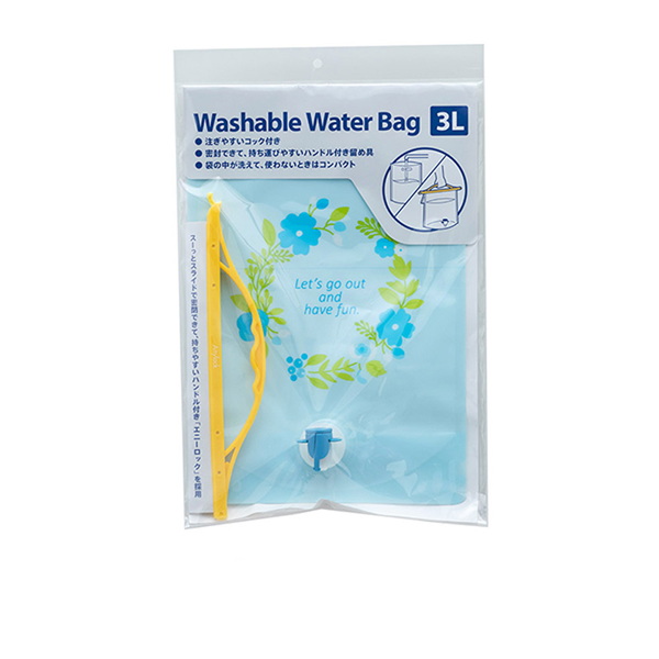 岩谷マテリアル ウォッシャブル ウォーターバッグ 3L Washable Water Bag WWB-3FB ソフトウォーターバッグ