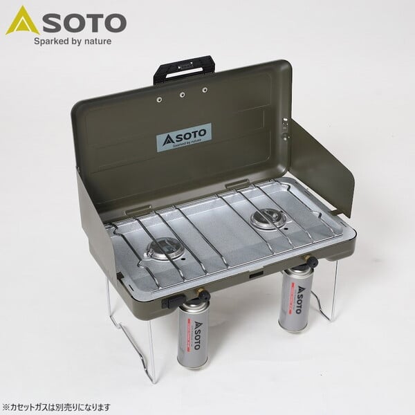 SOTO 2バーナー【ナチュラム別注カラー】 ST-N527KL|アウトドア用品