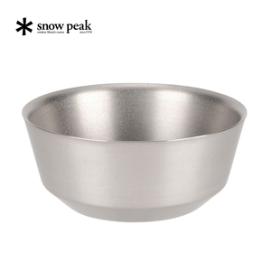 【送料無料】スノーピーク(snow peak) チタンダブルボウル 600 TW-241 【送料無料】スノーピーク(snow peak) チタンダブルボウル 600 TW-241