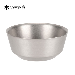 スノーピーク(snow peak) チタンダブルボウル 600 TW-241 チタン製お皿