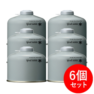 スノーピーク(snow peak) ギガパワーガス250イソ×6【6点セット】 GP-250SR スノーピーク(snow peak) ギガパワーガス250イソ×6【6点セット】 GP-250SR