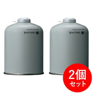 スノーピーク(snow peak) ギガパワーガス500イソ×2【2点セット】 GP-500SR スノーピーク(snow peak) ギガパワーガス500イソ×2【2点セット】 GP-500SR