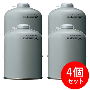 スノーピーク(snow peak) ギガパワーガス500イソ×4【4点セット】 GP-500SR スノーピーク(snow peak) ギガパワーガス500イソ×4【4点セット】 GP-500SR
