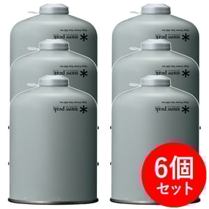 スノーピーク(snow peak) ギガパワーガス500イソ×6【6点セット】 GP-500SR スノーピーク(snow peak) ギガパワーガス500イソ×6【6点セット】 GP-500SR