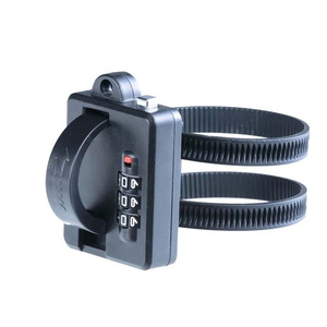 川住製作所（kawasumi） LB-101BK ロックバンド 盗難防止 ダイヤル式 ヘルメットロック LB-101BK