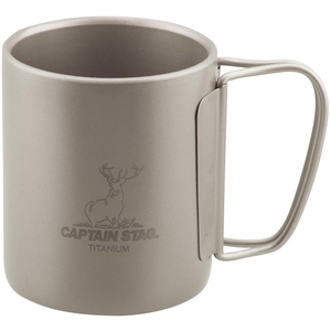 キャプテンスタッグ(CAPTAIN STAG) チタン製 ダブルマグカップ220 220ml UH-4504 キャプテンスタッグ(CAPTAIN STAG) チタン製 ダブルマグカップ220 220ml UH-4504