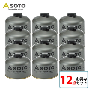 SOTO パワーガス250トリプルミックス【お得な12点セット】 SOD-725T