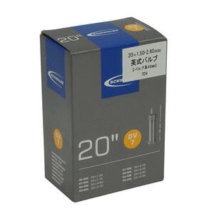 SCHWALBE(シュワルベ) 【2個セット】【正規品】チューブ 20インチ No.7 7-DV