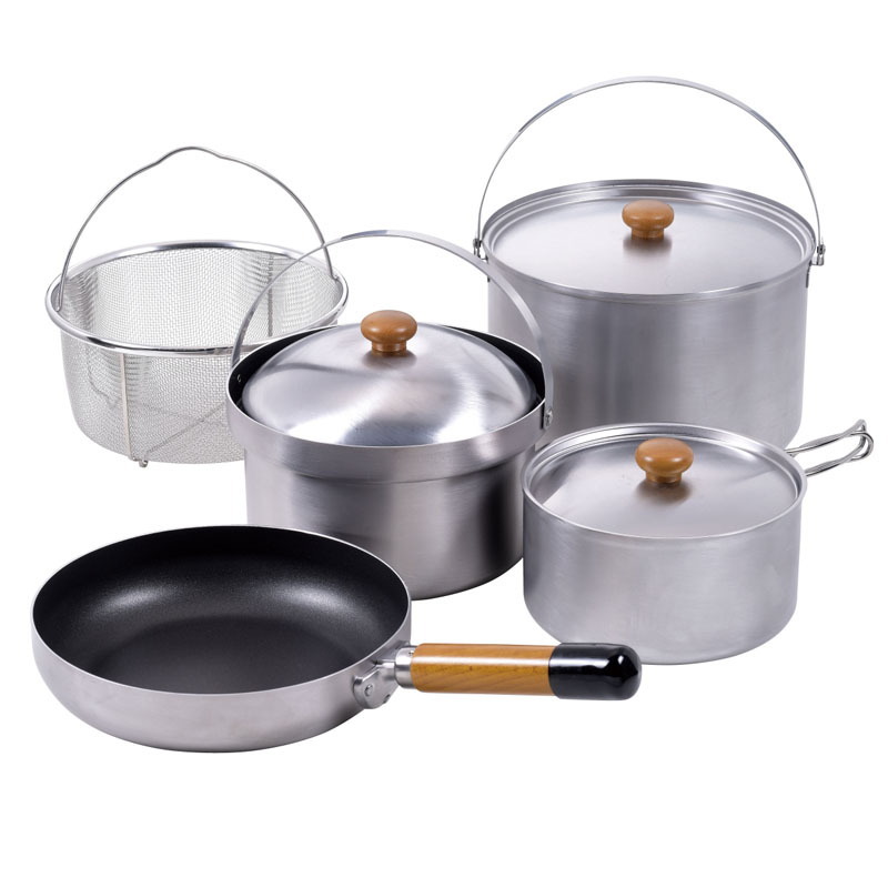 ユニフレーム(UNIFLAME) fan5DX クラッドプラス+fanバケツ+fan5まな板 桐【3点セット】