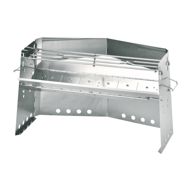 ユニフレーム(UNIFLAME) 薪グリルII ラージ+薪グリルラージ ブリッジ【2点セット】