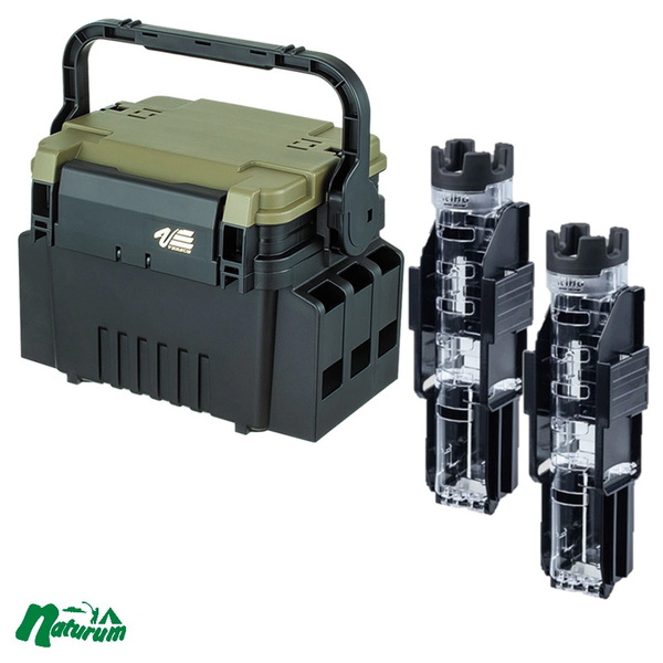 メイホウ(MEIHO) 明邦 ランガンシステム VS-7055N+ロッドスタンド BM-290 Slide(お得な3点セット)   ボックスタイプ