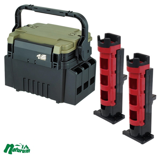 メイホウ(MEIHO) 明邦 ランガンシステム VS-7055N+ロッドスタンド BM-280(お得な3点セット)   ボックスタイプ